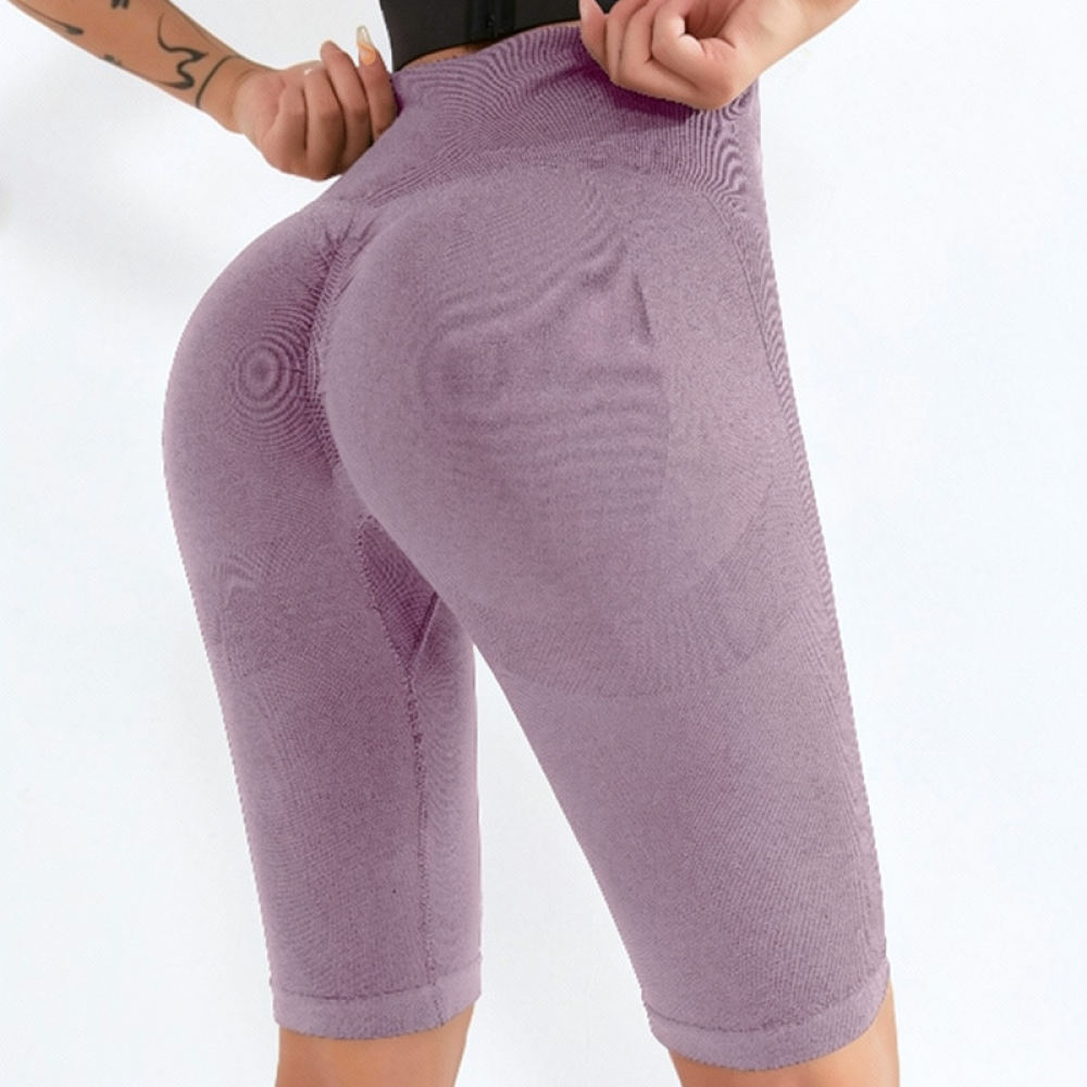 Running Gear Junior - Womens High Waist Yoga Shorts Butt