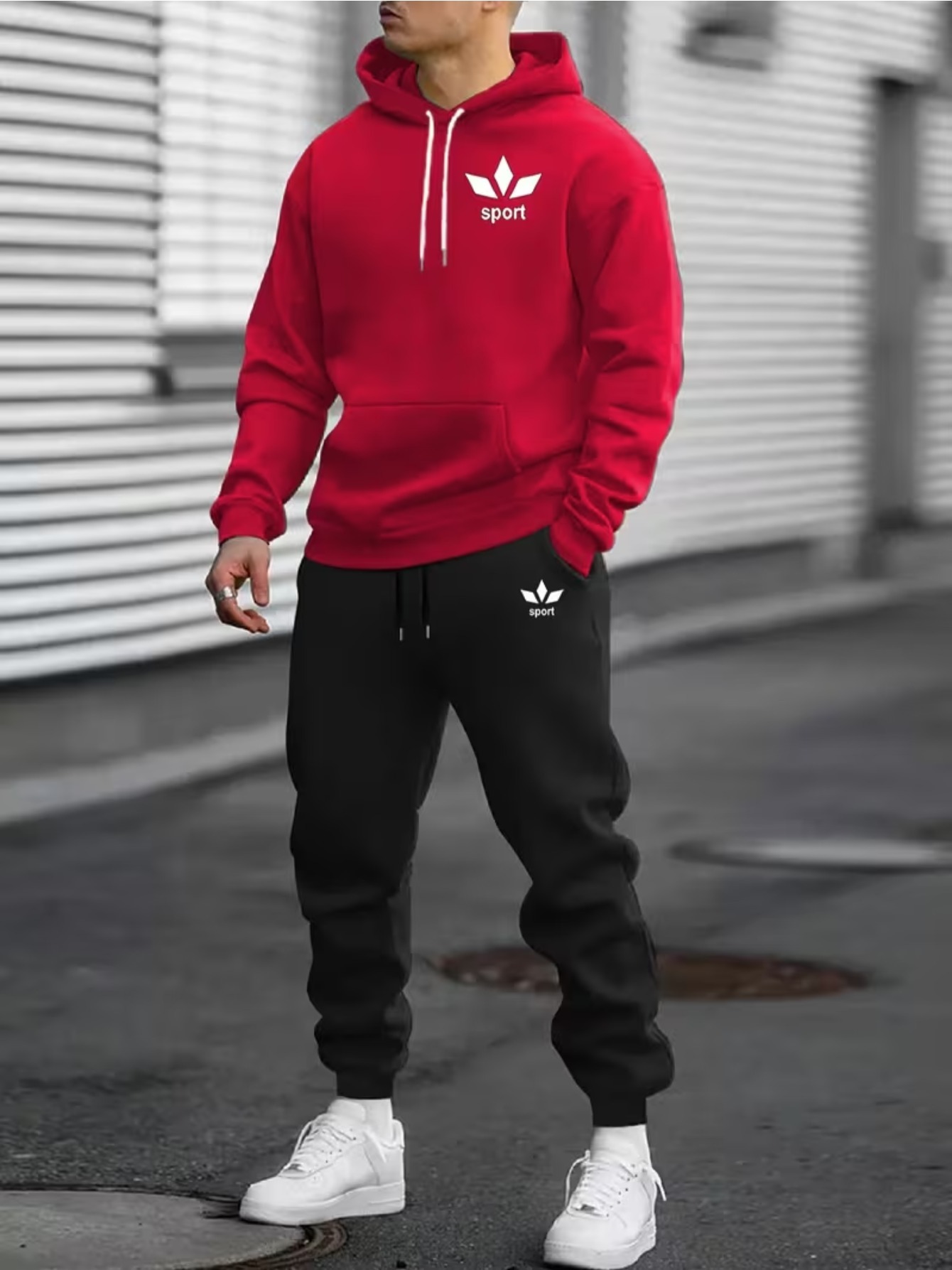 2026 Men 2‑Piece Tracksuit Set - Joggers Pants recension och pris