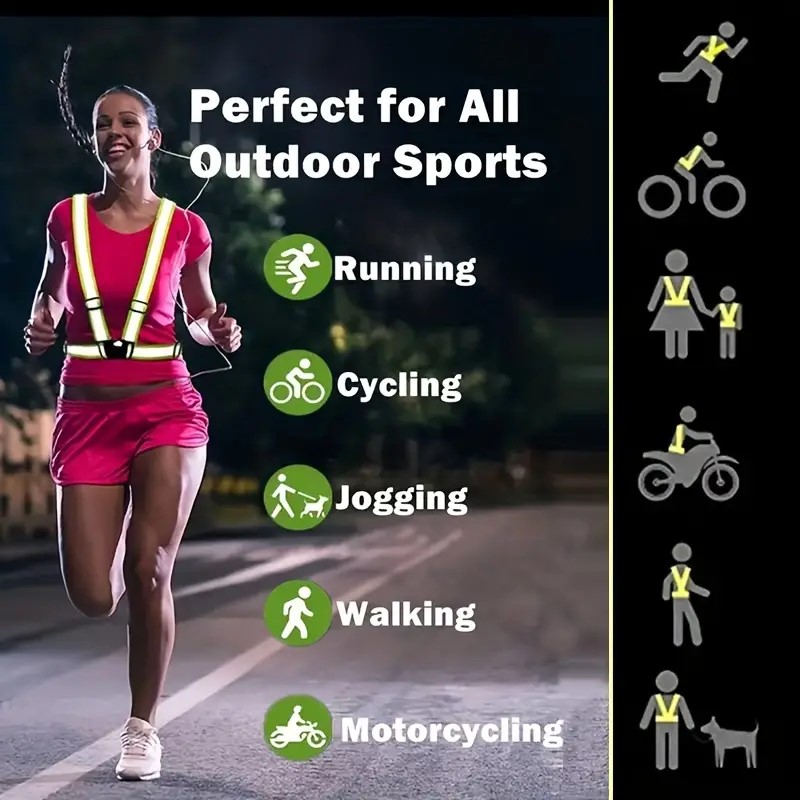 Reflective Vest Running Gear,  - Running Visibility Gear recension och pris