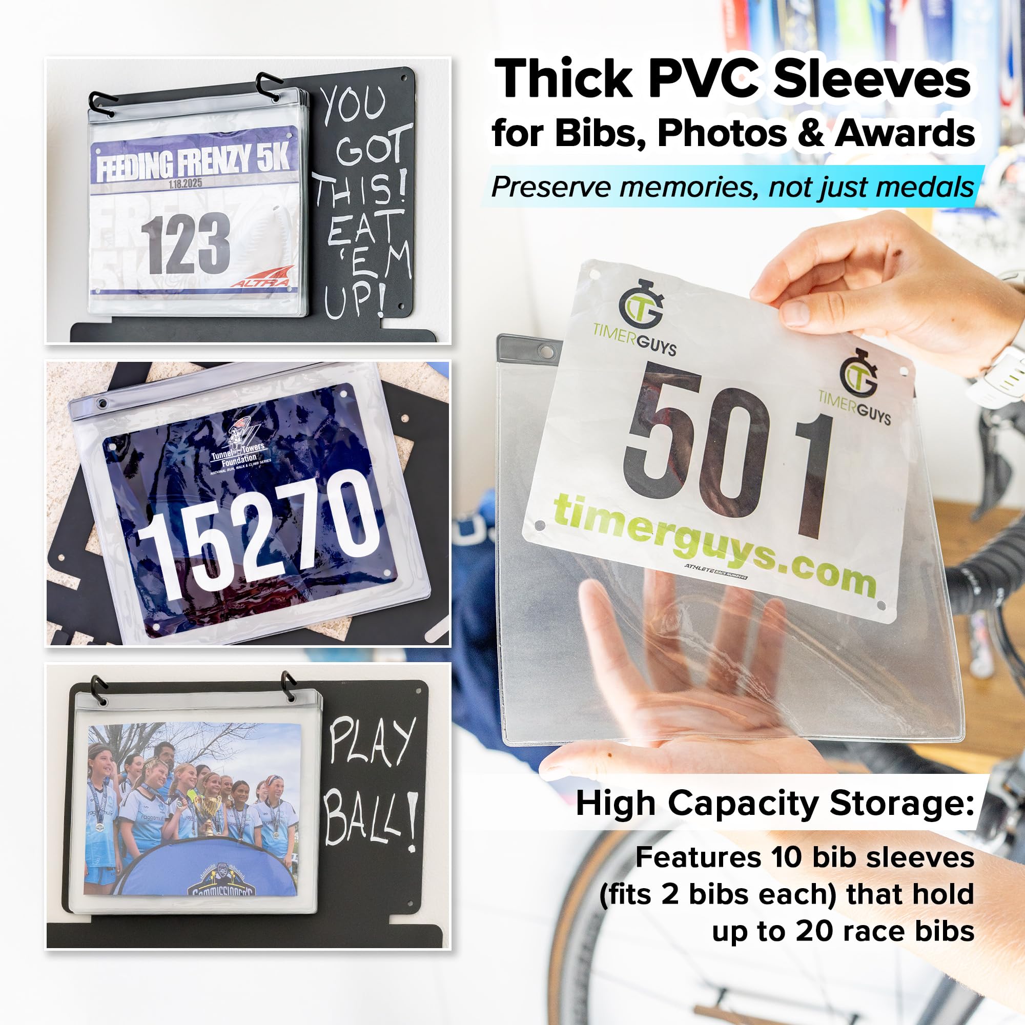Running Medal Hanger Display,  - Race Bib recension och pris