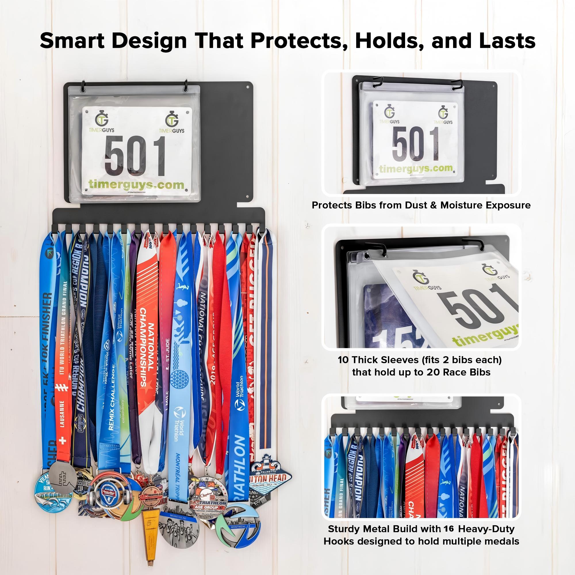 Running Medal Hanger Display,  - Race Bib recension och pris