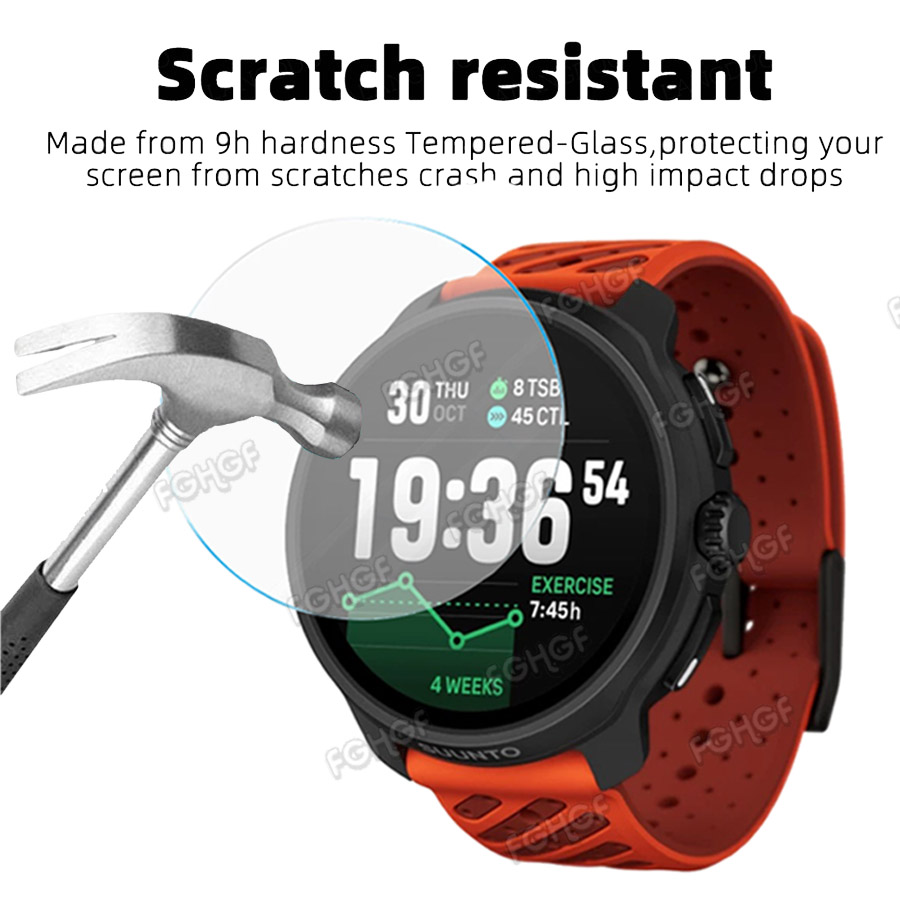 Tempered Glass Protective Film - Running Watch recension och pris