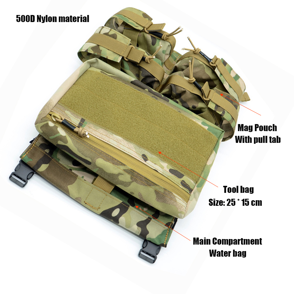Tactical Vest Backpack Back Pa - Hydration Vest recension och pris