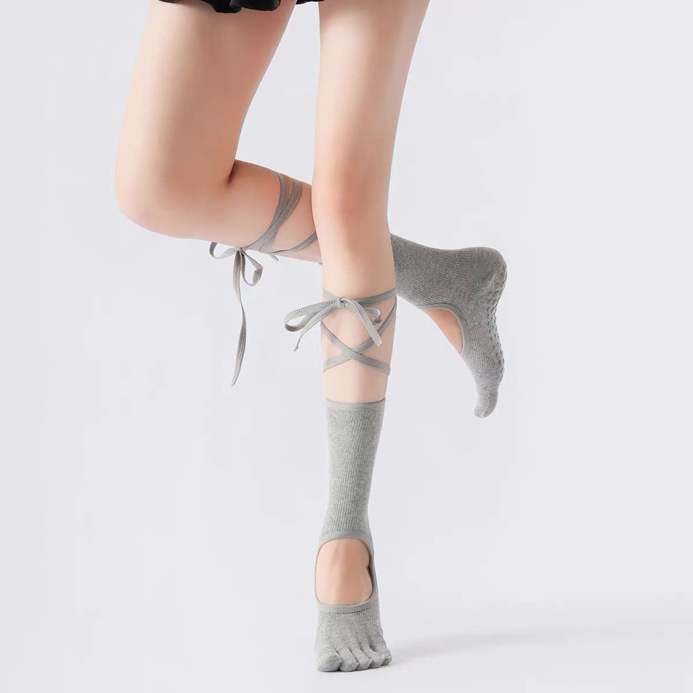 Lace-up Ballet Yoga Socks Wome - Sports Socks recension och pris