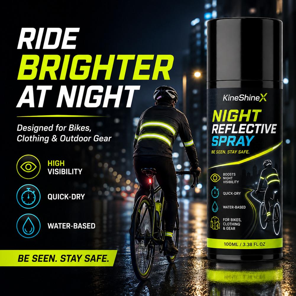 100ml Night Reflective Spray H - Running Visibility Gear recension och pris