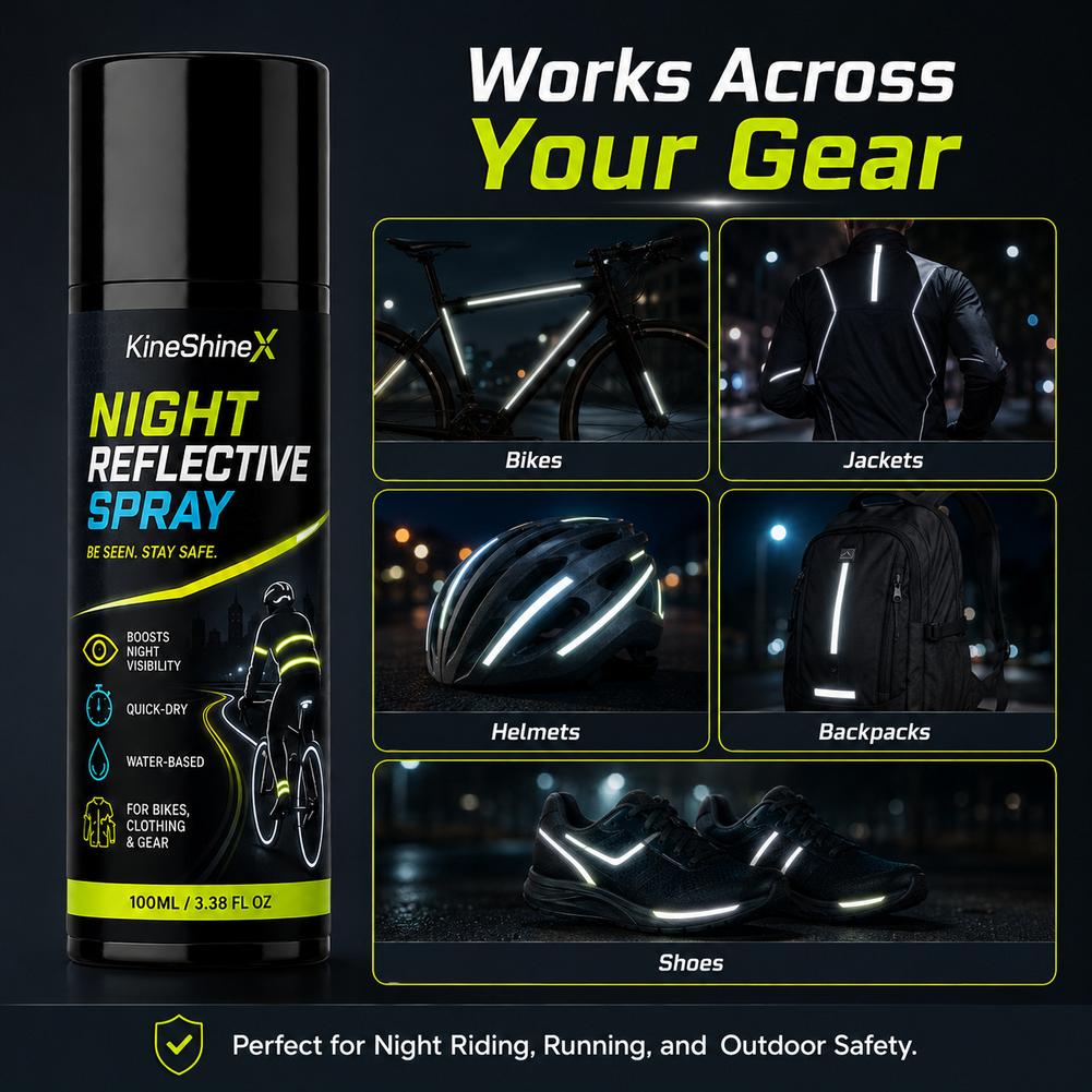 100ml Night Reflective Spray H - Running Visibility Gear recension och pris