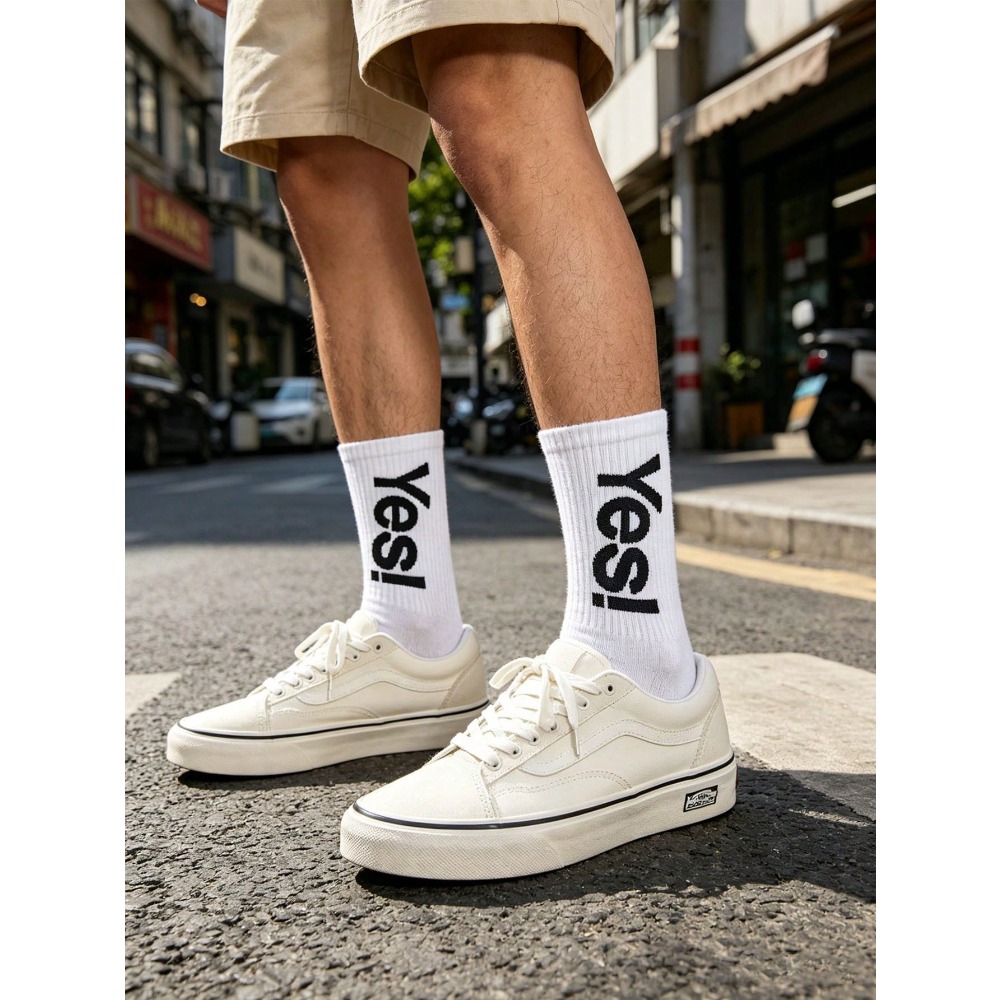 1/4 Pair Fluorescent Letter Pa - Sports Socks recension och pris